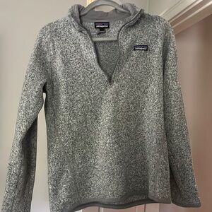 Grey Patagonia Quarter Zip